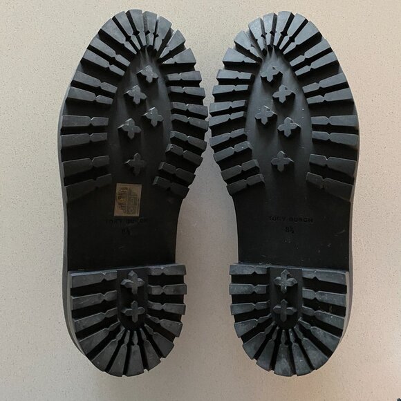 Tory Burch Jessa Chain-link Leather Loafers - Picture 3 of 6